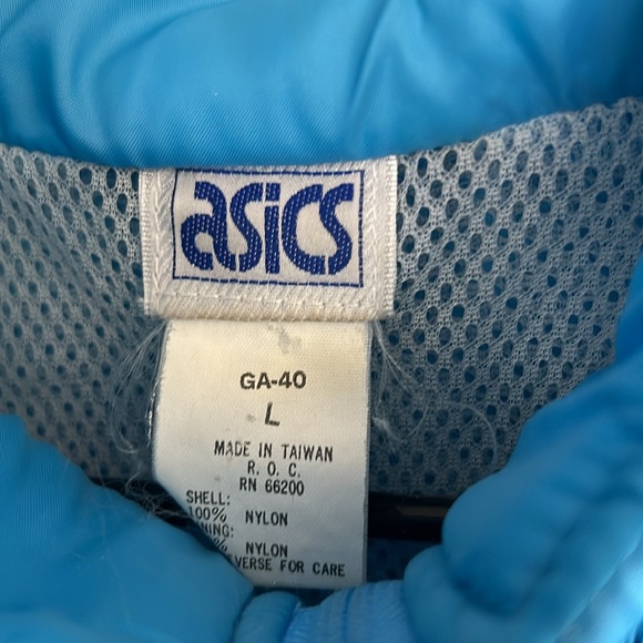 Vintage Asics Jacket Adult Retro Bright Full Zip Windbreak. Fits Like A Medium/L - Picture 4 of 7